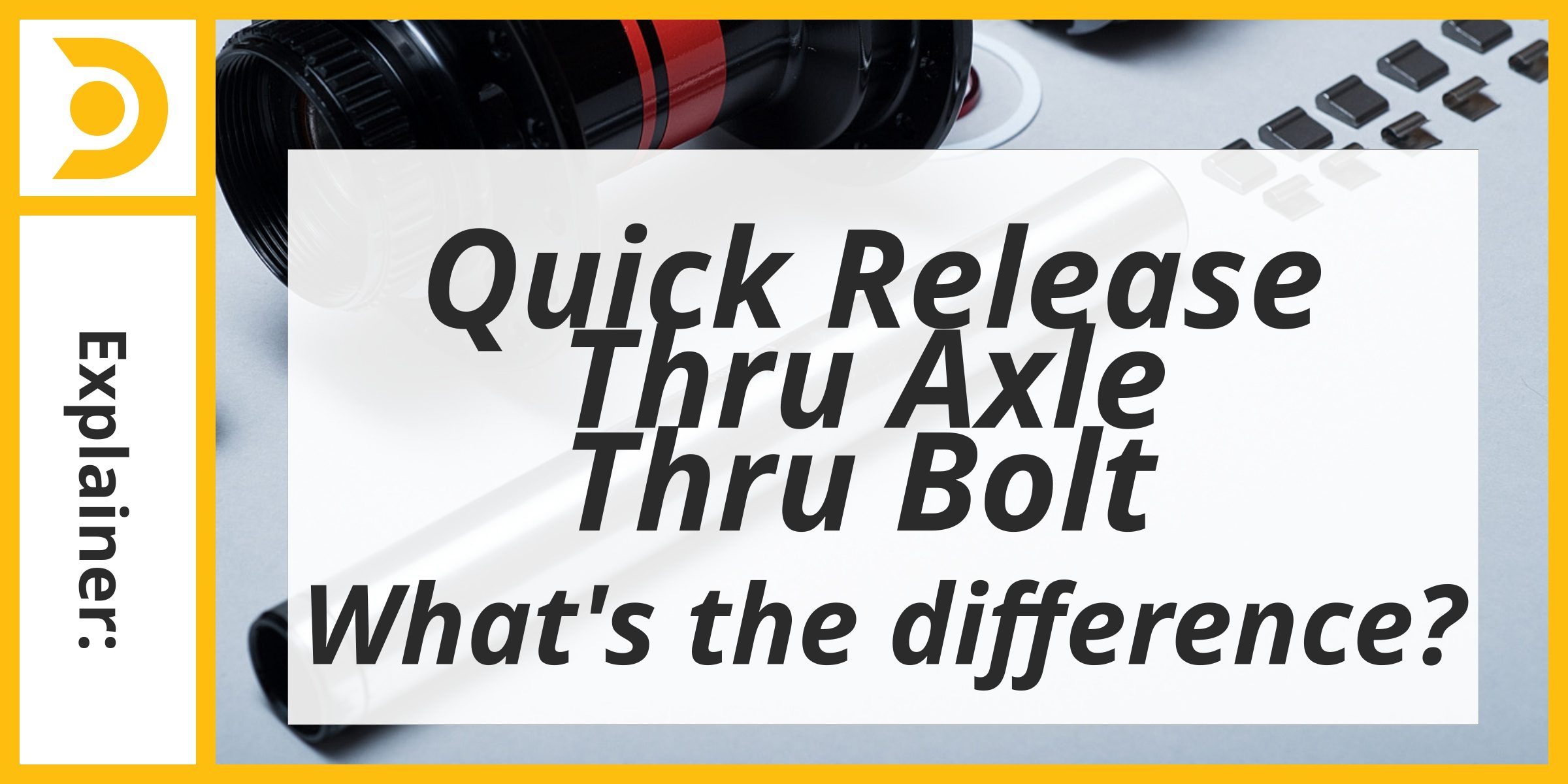 Quick Release Thru Axle Thru Bolt Dial.bike